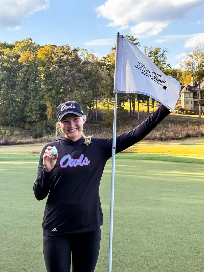 Women's Golf Maddie Rathjen records a hole-in-one at the Mercer Invitational.