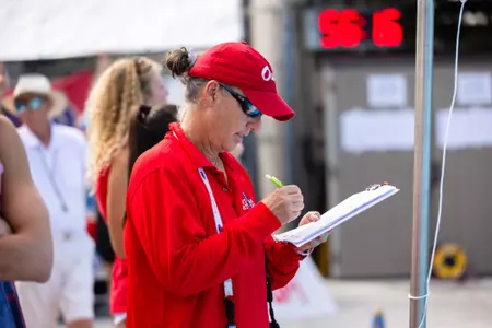 BOCA RATON, FL - OCTOBER 19: FAU Swim and Dive vs Keiser at the FAU Aquatics Center on October 18, 2025 (Photo by Mauricio Paiz)