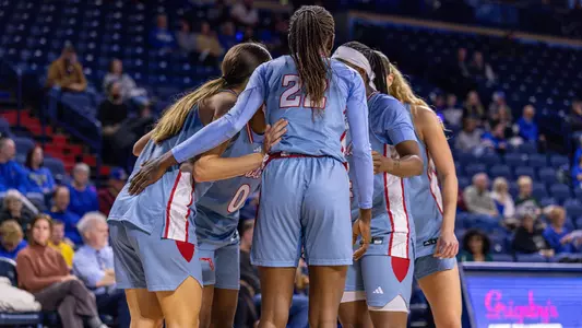WBB Huddle at Tulsa