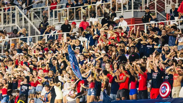 Fans at Flagler Credit Union Stadium versus Navy
