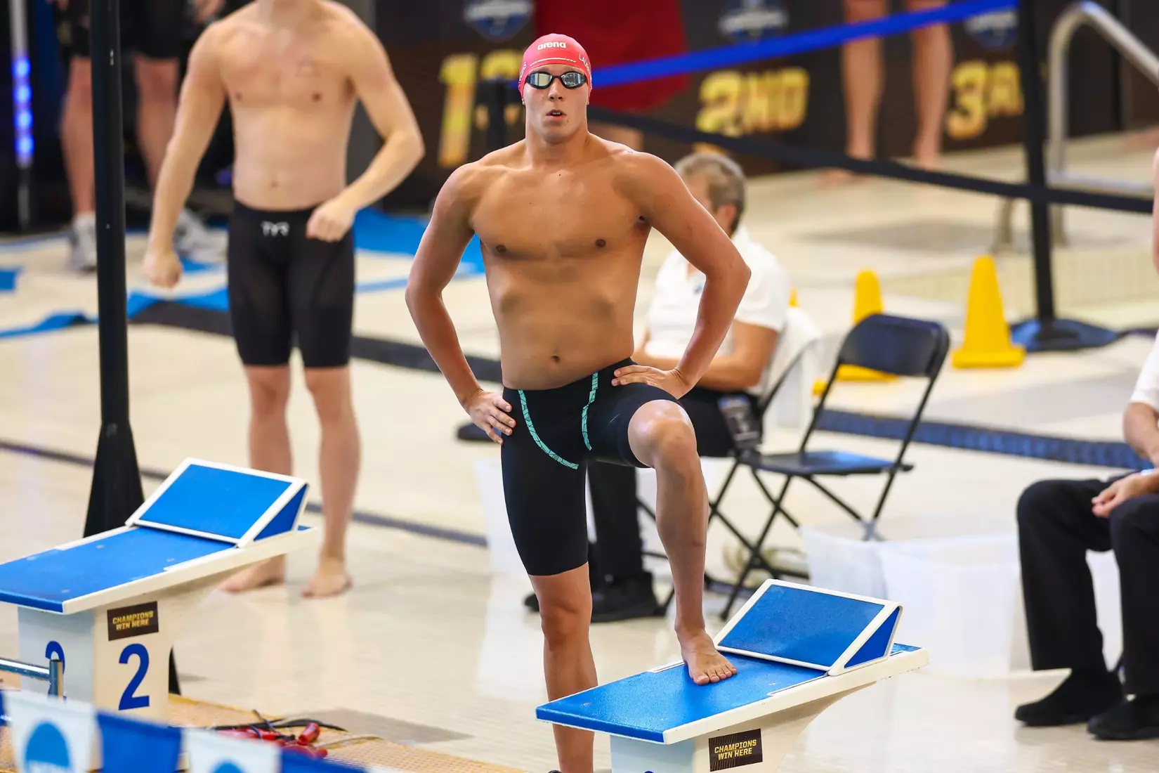Daniel Laureyssens on Day Two of the 2026 NCAA Swimming & Diving Championships