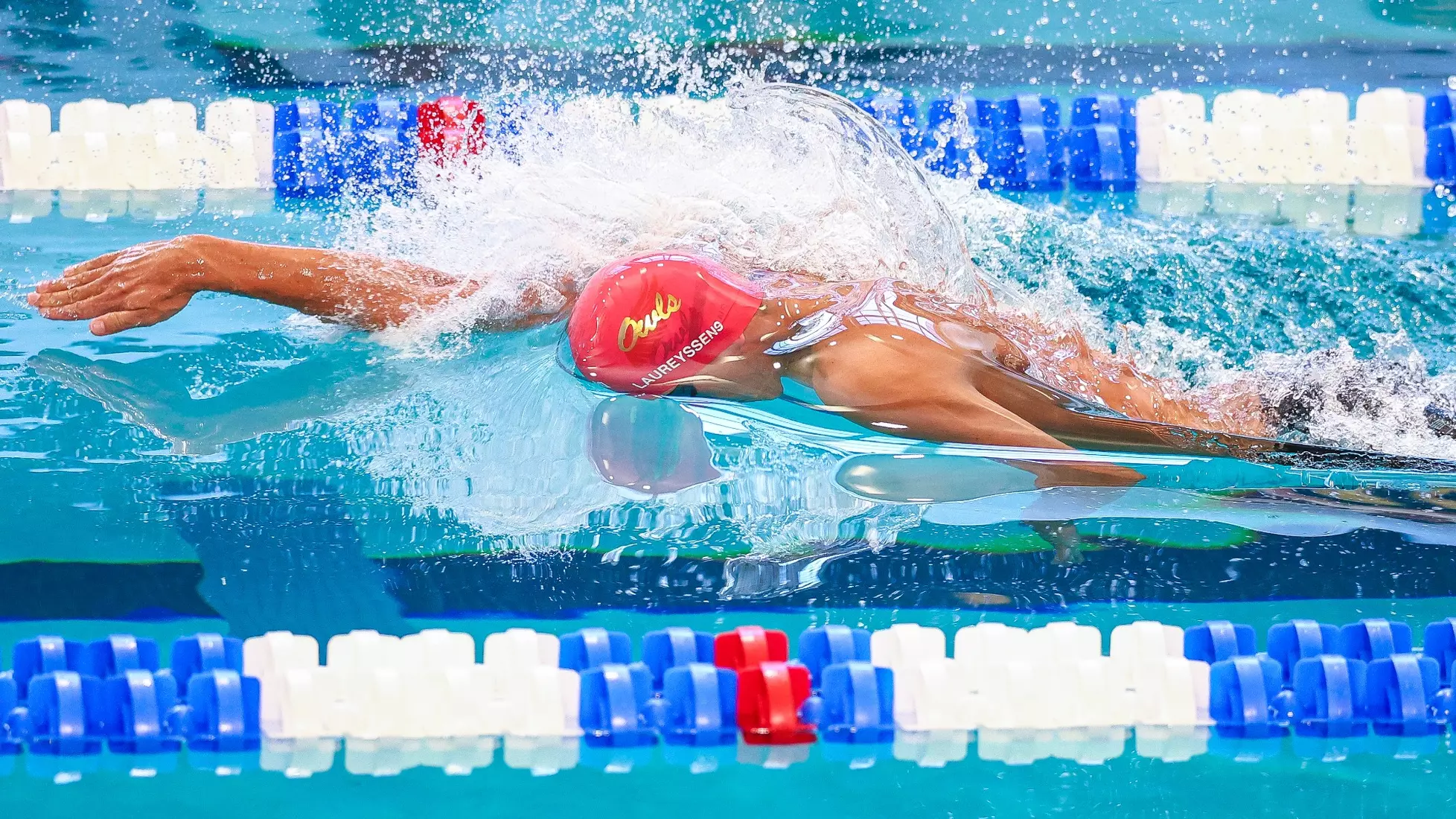 Daniel Laureyssens on Day Two of the 2026 NCAA Swimming & Diving Championships