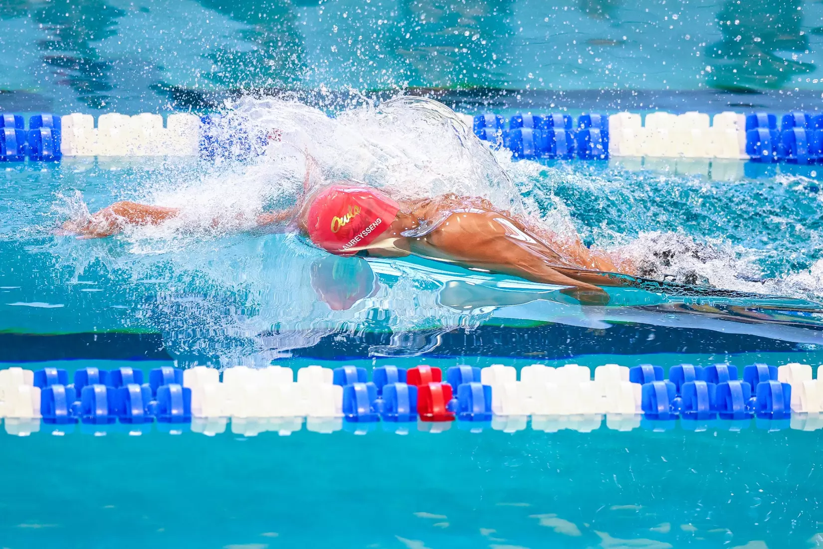 Daniel Laureyssens on Day Two of the 2026 NCAA Swimming & Diving Championships