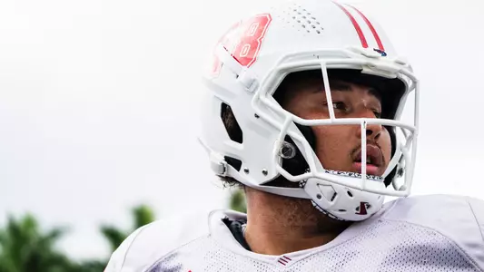 Blake Burris at Practice