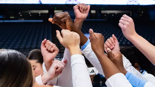 WBB Team Huddle