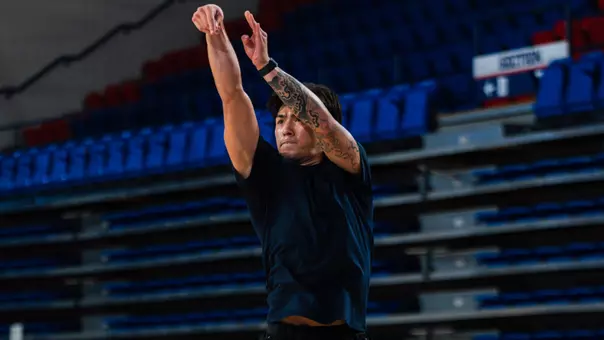 Liam Dayco-Green shooting at practice