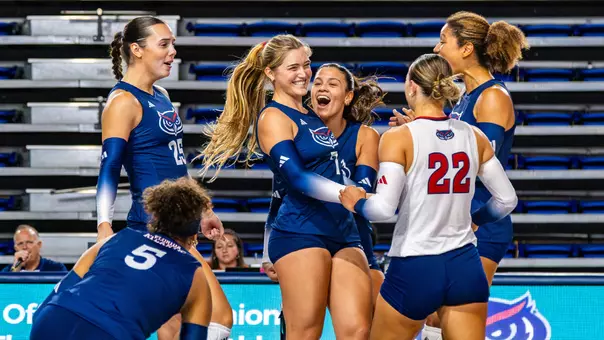 VB Team Celebration vs. Alabama State