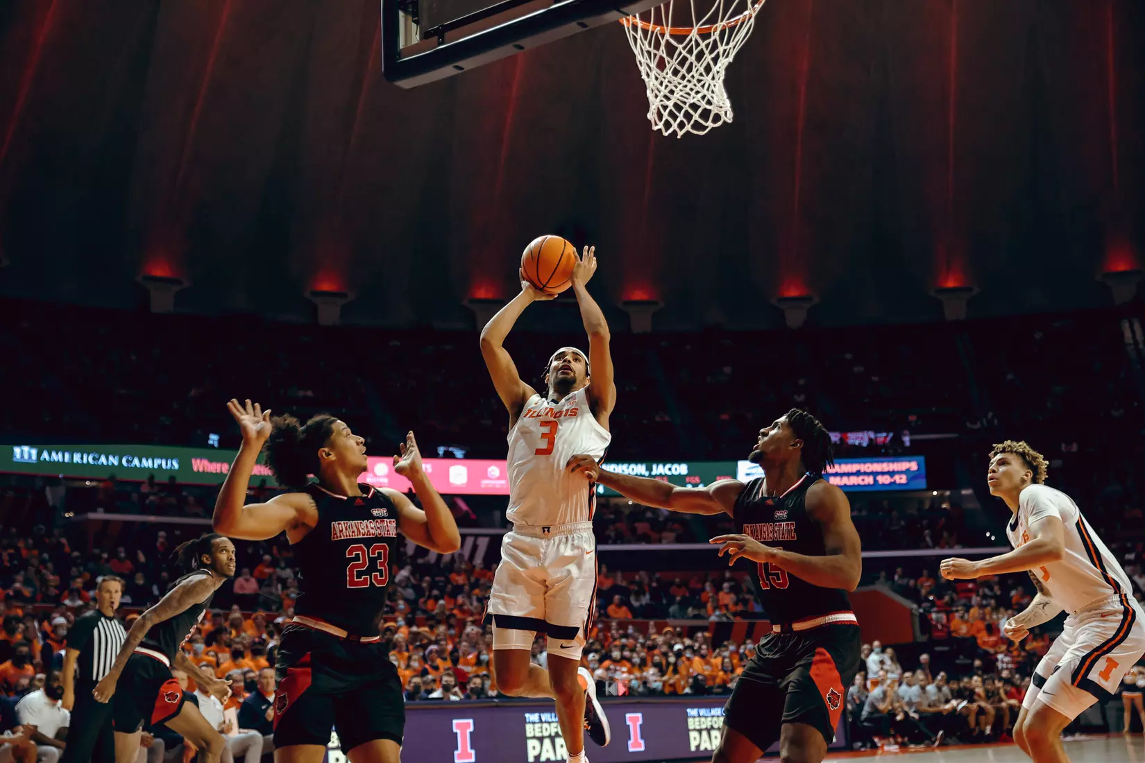 Illinois Fighting Illini Men's Basketball vs. Arkansas State - 11/12/21