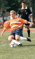 Kelly Buszkiewicz tallied<br>her 18th career<br>assist, a school<br>record, in her<br>last home game<br>on Senior Sunday.