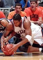 Illinois' Sergio McLain scrambles for the ball against Kansas State's Galen Morrison in the first half in Champaign, Ill. Saturday.
