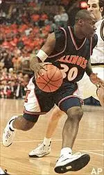 Illinois' Frank Williams blows by University of Missouri's Jeff Hafer in the first half Tuesday.