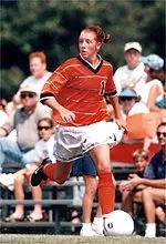 Lisa Baldwin overcame a<br>first-half injury to<br>score two goals.