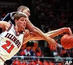 Robert Archibald gets tied up with Penn State's Carl Jackson in the first half Saturday.