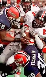 Illinois' defense buckled down against the Hoosiers' potent offense.