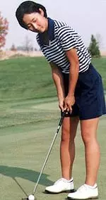 Freshman Laurin Kanda shot an even-par 72 Sunday to earn a tie for fifth place in the Big Ten Championships.