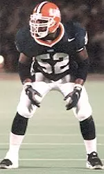 Senior Michael Young is a candidate for the 2000 Butkus Award.
