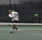 All-American Gavin Sontag, who is now playing professionally, was among those UI tennis players who returned to campus for the Alumni weekend.