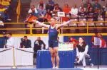 Leo Oka won the all-around with his season-high 54.35 while taking second on vault.