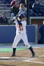 Lindsey Hamma was 3-for-3 with a double and an RBI vs. Wisconsin