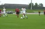 Holli Schurr scored her first goal of the season against Marquette.