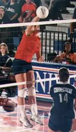 Junior Melissa Vandrey had a team-high 11 kills to lead the Illini against Michigan.