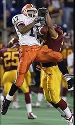 Greg Lewis hauled in five catches for 80 yards in the Illini's 31-10 setback.
