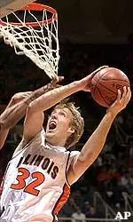 Kyle Wilson netted 11 points in Illinois convincing win over Arkansas-Pine Bluff Wednesday night.