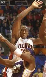 Roger Powell scored 15 points and pulled down seven rebounds, Sunday.