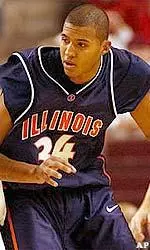 Brian Cook, the reigning Big Ten Co-Player of the Week, and the Illini take on Temple, Saturday.