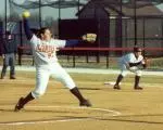 Sophomore Amanda Fortune struck out four in a 4-0 win over Long Island in the Triangle Classic