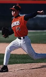 Illini All-American Andy Dickinson earned his 20th career win Friday.