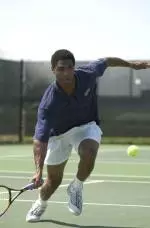 Senior Jamal Parker earned Coach Craig Tiley's praise for his doubles play in Illinois' Big Ten quarterfinal win over Penn State.