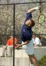 It was Michael Calkins whose singles victory clinched Illinois' Big Ten Tournament Championship Sunday afternoon in Columbus.