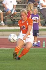 Sophomore Tara Hurless moved into fifth place on the career goals list, with 16, on Sunday