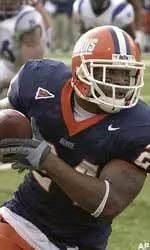 Carey Davis had 95 total yards from scrimmage in Saturday's game against Northwestern.