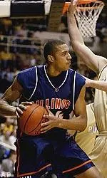 Brian Cook scored 20 points for the Illini, Saturday.