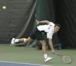 Brian Wilson survived two match points and won the final five games to pick up Illinois' match-deciding victory.