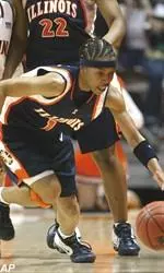 Janelle Hughes finished with 12 points in the Illini's season-ending setback.