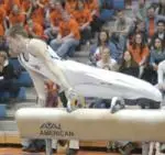 Bob Rogers finished second on the pommel horse with a score of 9.175 at the Southwest Cup on Saturday.
