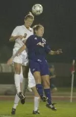 Defender Meghan Kolze attempts one of Illinois' 31 shots in UI's 1-0 victory over Evansville Friday night.
