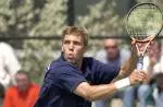 Michael Calkins earned his 100th career victory in both singles and doubles tonight against Ball State