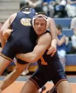 Michael Martin pinned #19 DeWitt Driscoll (PSU) at 141 pounds