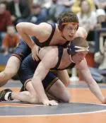 Sophomore Pete Friedl won the 174-pound match to help the Illini beat the Spartans