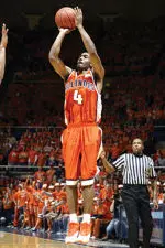 Luther Head scored a game-high 17 points as Illinois defeated SIU-Edwardsville 78-58 Friday in exhibition play.