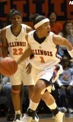 Janelle Hughes scored 15 points off the bench in Illinois' 82-72 win over Illinois State Tuesday night in Normal, Ill.