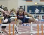 Sophomore Andre English placed second in the 60m hurdles and fifth in the 60m dash.