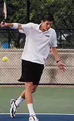 Phil Stolt and his teammates made short work of the Michigan Spartans in today's quarterfinal round of the Big Ten Men's Tournament Friday.