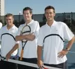The three seniors, Michael Calkins, Phil Stolt and Brian Wilson, all had singles victories in Sunday's NCAA second-round match victory over Arizona State at the UI Atkins Tennis Center.