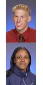 Justin Spring and Leisha Alcia were named the Illinois Dike Eddleman Male and Female Athletes of the Year on Wednesday (June 16).