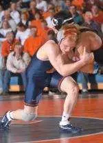 Mark Jayne defeated his toughest opponent thus far this season with a 5-4 win over No. 6 Tom Clum in Illinois' win over Wisconsin, Friday night.